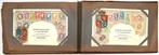 1581. Verzamelalbum met chromolithografische reclamekaarten, Verzamelen, Ophalen of Verzenden, Voor 1940, Gebruikt, Overige onderwerpen