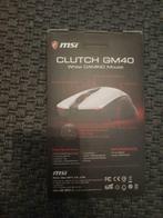 MSi Clutch GM40 muis wit, Computers en Software, Muizen, Bedraad, Nieuw, Gaming muis, MSI