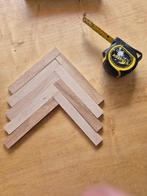Eiken vloer massief 35 m2, Nieuw, Minder dan 50 cm, Vloerdelen of -planken, 10 m² of meer