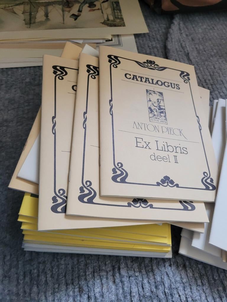 Catalogi van Anton Pieck werken, Antiek en Kunst, Ophalen of Verzenden