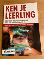 Ken je leerling - Praktische inzichten, Bea ros, Judith Gulikers,, Niet van toepassing, Ophalen of Verzenden, Zo goed als nieuw