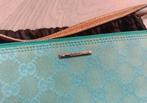 Originele GUCCI boat bag turquoise blauw, Ophalen of Verzenden, Zo goed als nieuw, Blauw, Overige merken