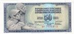 Joegoslavië 50 dinar 12-8-1978, Postzegels en Munten, Bankbiljetten | Europa | Niet-Eurobiljetten, Verzenden, Joegoslavië, Los biljet