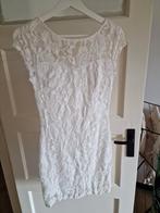 Witte Kanten Bodycon Jurk - Feestelijk & Elegant, Wit, Ophalen of Verzenden, Zo goed als nieuw, Maat 36 (S)
