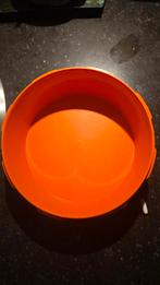 Oranje Tupperware Koektrommel,zonder deksel, Ophalen of Verzenden, Gebruikt