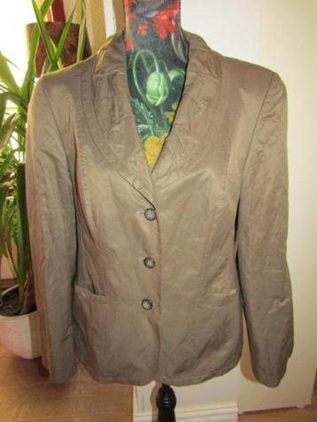 F060 GERRY WEBER mt 42 nieuw jasje bruin taupe beschikbaar voor biedingen