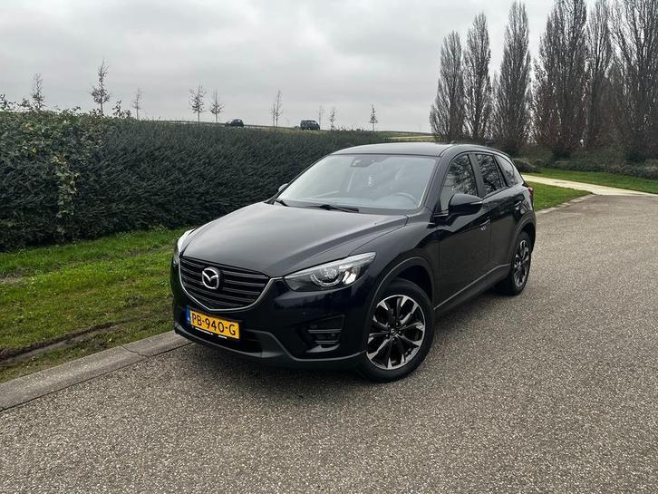 Mazda CX-5 2.0 Skyactiv-g 165pk 2WD 2017 Zwart, Auto's, Mazda, Bedrijf, CX-5, 360° camera, ABS, Achteruitrijcamera, Airbags, Airconditioning