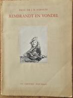 Rembrandt en Vondel - door J.H. Scholte 1946, Antiek en Kunst, Antiek | Boeken en Bijbels, Ophalen of Verzenden