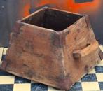 Chinese rijst emmer, hout. Ca 1850/1900. 33/23 cm., Antiek en Kunst, Curiosa en Brocante, Ophalen