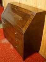 Retro Secretaire kast klep bureau design dressoir wandkast, Ophalen, Gebruikt, . Vintage, Design, antiek, Retro, Deens, Art Deco