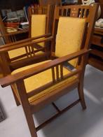 Teak stoelen set van 2  -  voor 80 euro., Huis en Inrichting, Stoelen, Ophalen, Twee, Overige kleuren, Koloniaalse tijd voormalig Indonesië.