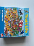 Gratis that’s life puzzel 1000stuks, Ophalen of Verzenden, 500 t/m 1500 stukjes, Zo goed als nieuw