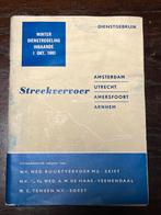 Dienstregeling Streekvervoer 1961 NBM, Wed.de Haas, Tensen, Verzamelen, Ophalen, Gebruikt, Bus of Metro, Boek of Tijdschrift
