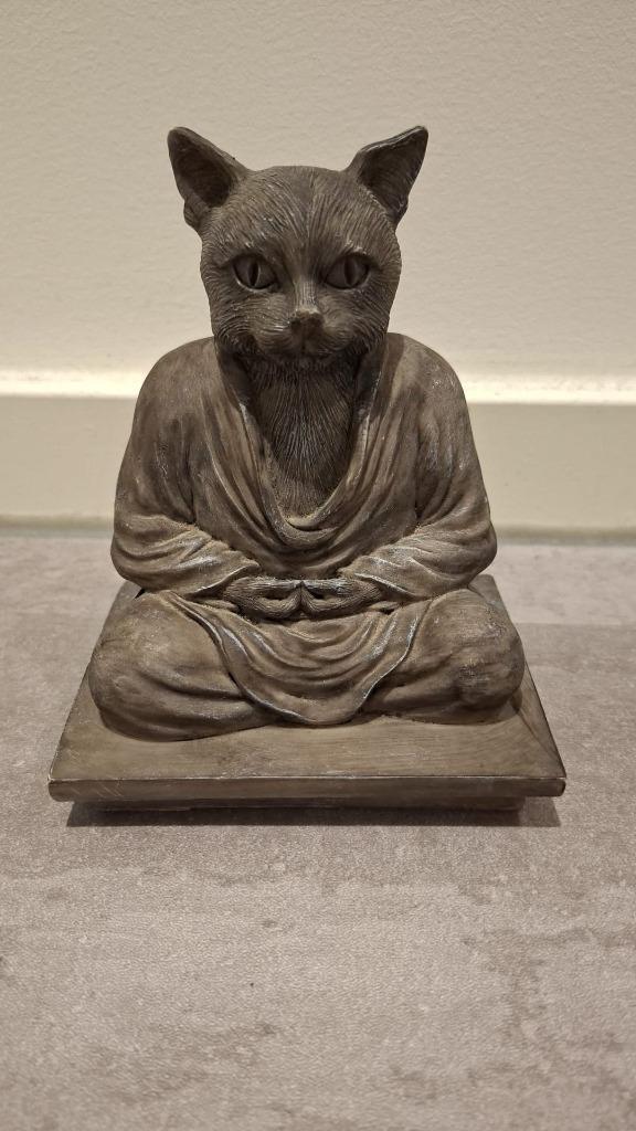 Kat Boeddha Beeld – Accoutrements 1996 – Vintage Collectible, Huis en Inrichting, Woonaccessoires | Boeddhabeelden, Ophalen of Verzenden