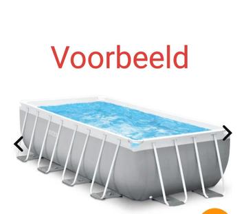 400x200x99 cm zwembad met pomp beschikbaar voor biedingen