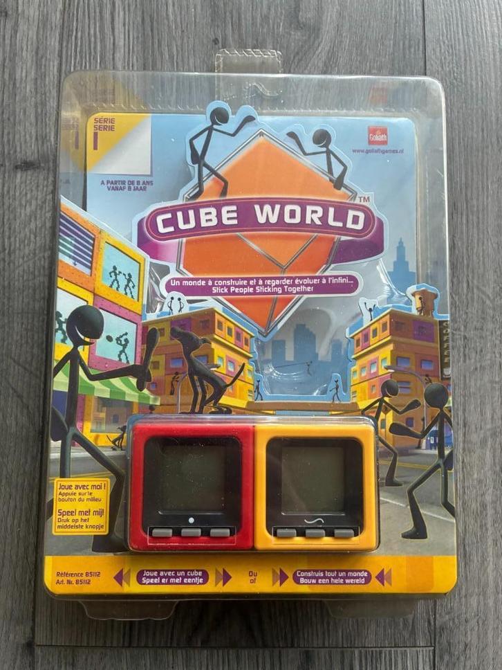 Cube World (1e Serie) Voor de verzamelaar !! 20+ jaar oud !!, Kinderen en Baby's, Speelgoed | Bouwstenen, Nieuw, Overige merken