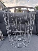 Mooie, witte, metalen draadmand (z.g.a.n.), Ophalen of Verzenden, Zo goed als nieuw, Rond, Overige materialen