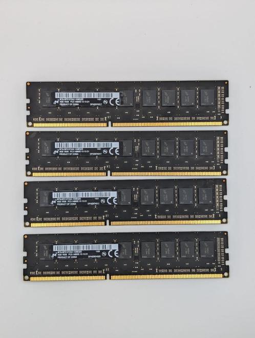 RAM 4GB 1866MHz DDR3 x 4 (from Mac Pro 2013) ZGAN, Computers en Software, RAM geheugen, Zo goed als nieuw, Desktop, 4 GB, DDR3