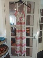 Zomerse maxi jurk - Roze/Beige - Maat M, Maat 38/40 (M), Ophalen of Verzenden, Roze, Onder de knie