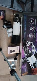 Telescoop, Audio, Tv en Foto, Optische apparatuur | Telescopen, Lenzentelescoop (refractor), Verzenden, Met statief, Zo goed als nieuw