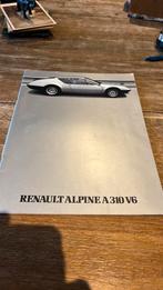 Autofolder:Renault Alpine A310 V6 1984 in goede staat, Ophalen of Verzenden, Zo goed als nieuw, Renault