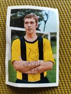 Leo van Veen DOS voetbalplaatje met handtekening, Verzenden, Zo goed als nieuw, F.C. Utrecht, Poster, Plaatje of Sticker