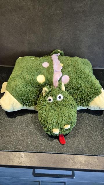 Swizzels Draak kussen knuffel, pillow pet. 48x48 cm. S46 beschikbaar voor biedingen