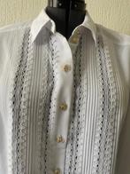 Klassieke witte Blouse van Frankwalder maat 44, Ophalen of Verzenden, Zo goed als nieuw, Maat 42/44 (L), Wit