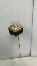 Paas decoratie nesteje met eitjes, Diversen, Pasen, Ophalen of Verzenden, Nieuw