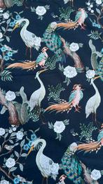 Kraanvogel tricot 2 lapjes, Hobby en Vrije tijd, Stoffen en Lappen, 120 cm of meer, Ophalen of Verzenden, Zo goed als nieuw, Katoen