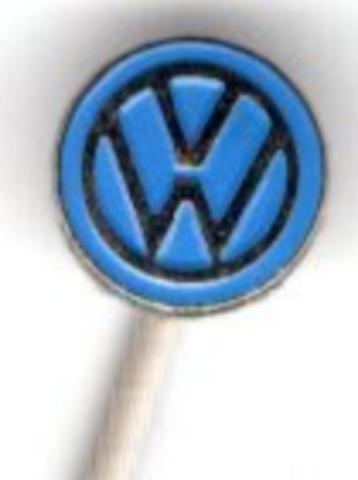 VW Volkswagen blauw op zilverl auto speldje 7 mm ( D_129a ) beschikbaar voor biedingen
