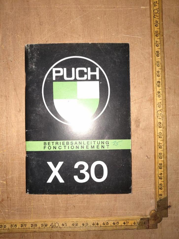 Handleiding Puch X30, Fietsen en Brommers, Handleidingen en Instructieboekjes, Gebruikt, Ophalen of Verzenden