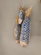 Set van 3 oude landelijke zware houten unieke vissen, Huis en Inrichting, Woonaccessoires | Wanddecoraties, Ophalen, Zo goed als nieuw