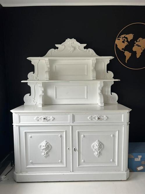 Schitterende antieke/brocante COMMODE/KAST baby- kinderkamer, Kinderen en Baby's, Kinderkamer | Commodes en Kasten, Gebruikt, 105 cm of meer