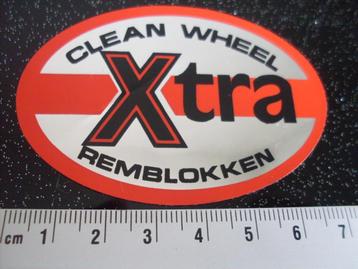 folie sticker clean wheel Xtra remblokken logo beschikbaar voor biedingen