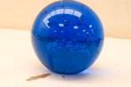 3 stuks Blauwe glazen bollen met luchtbellen 49621, Ophalen of Verzenden, Gebruikt, Dier
