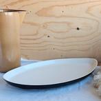 Fris Edam ovale schaal bruin ivoor, Ophalen of Verzenden
