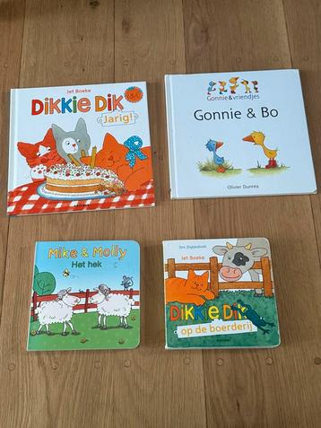 Leuke kinderboeken: Dikkie Dik, Mike & Molly, Gonnie beschikbaar voor biedingen