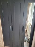 Ikea brimnes kledingkast zwart-bruin, Huis en Inrichting, Kasten | Kledingkasten, 100 tot 150 cm, Met hangruimte, 150 tot 200 cm