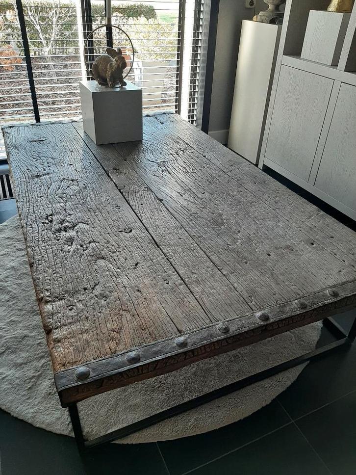 Salontafel, Huis en Inrichting, Tafels | Salontafels, Gebruikt, Minder dan 50 cm, 100 tot 150 cm, 150 tot 200 cm, Rechthoekig