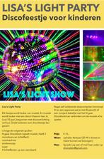 TE HUUR: kinderdisco set met laser, rookmachine en lichten, Ophalen, Zo goed als nieuw, Overige typen, Kleur