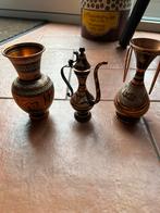 Vaasjes koper, Antiek en Kunst, Antiek | Koper en Brons, Ophalen of Verzenden