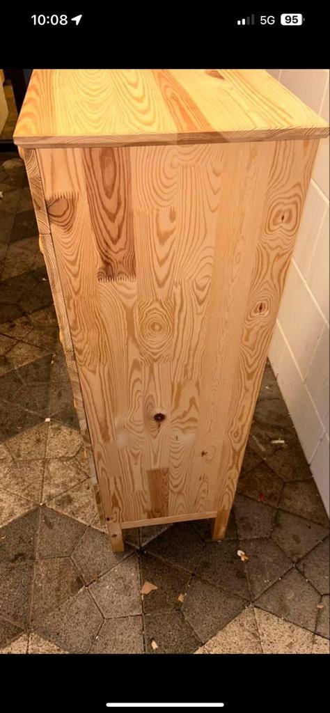 Houten Kast met Lades, Huis en Inrichting, Kasten | Kledingkasten, Gebruikt, 100 tot 150 cm, Minder dan 50 cm, Minder dan 25 cm