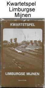 KW09 Kwartetspel De Limburgse Mijnen  uitgegeven door DSM, Kwartet(ten), Gebruikt, Ophalen of Verzenden