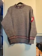 Vintage grijze uniseks wollen trui, mt M/40, Maat 38/40 (M), Ophalen of Verzenden, Gedragen, Grijs