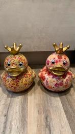 Pomme pidou eenden 2 stuks, Ophalen, Zo goed als nieuw, Steen, Aardewerk of Keramiek, Dier