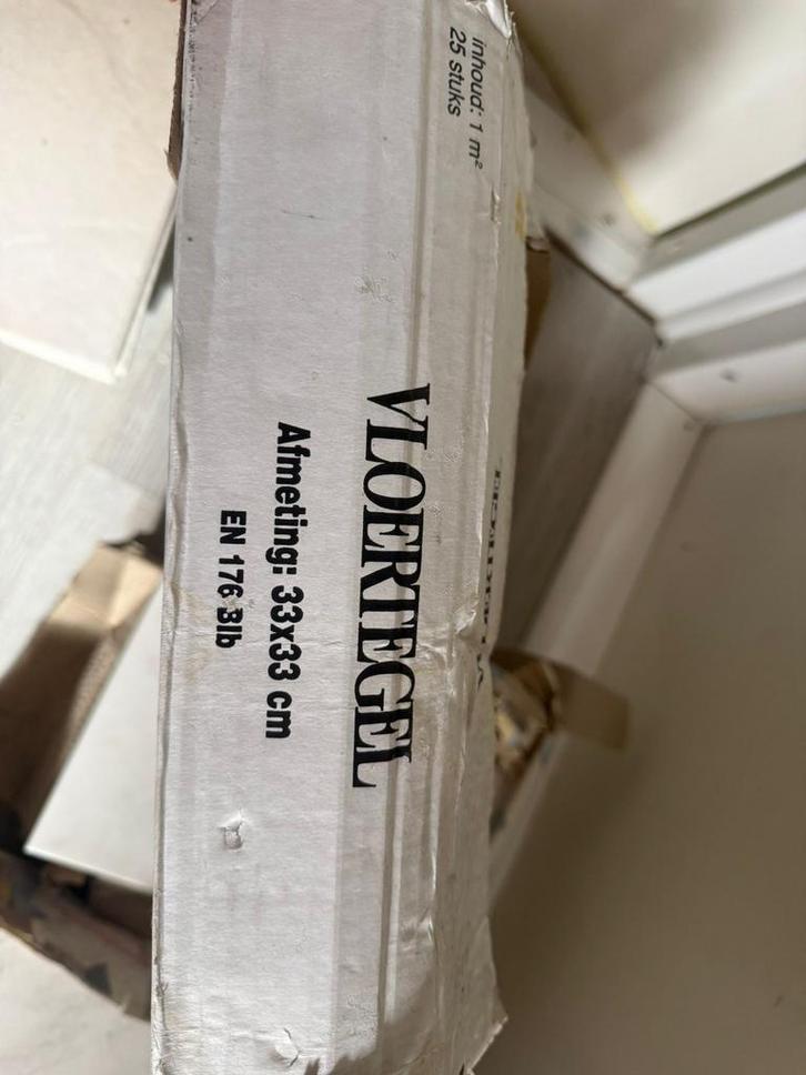 Gratis Tegels 33x33 - Grenada Ivoor 7 stuks, Doe-het-zelf en Verbouw, Tegels, Nieuw, Vloertegels, Keramiek, 20 tot 40 cm, Minder dan 5 m²