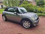 Mini Cooper S Cabrio 2009 Grijs, Auto's, Voorwielaandrijving, 15 km/l, Zwart, Cabriolet
