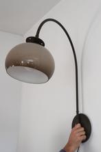 Vintage draaibare wandlamp / retro mid century dijkstra 70, Ophalen, Zo goed als nieuw, Kunststof