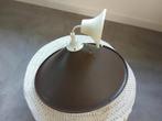Bruine metalen lampenkap, vintage, hanglamp, 36 cm diameter, Ophalen of Verzenden, Minder dan 50 cm